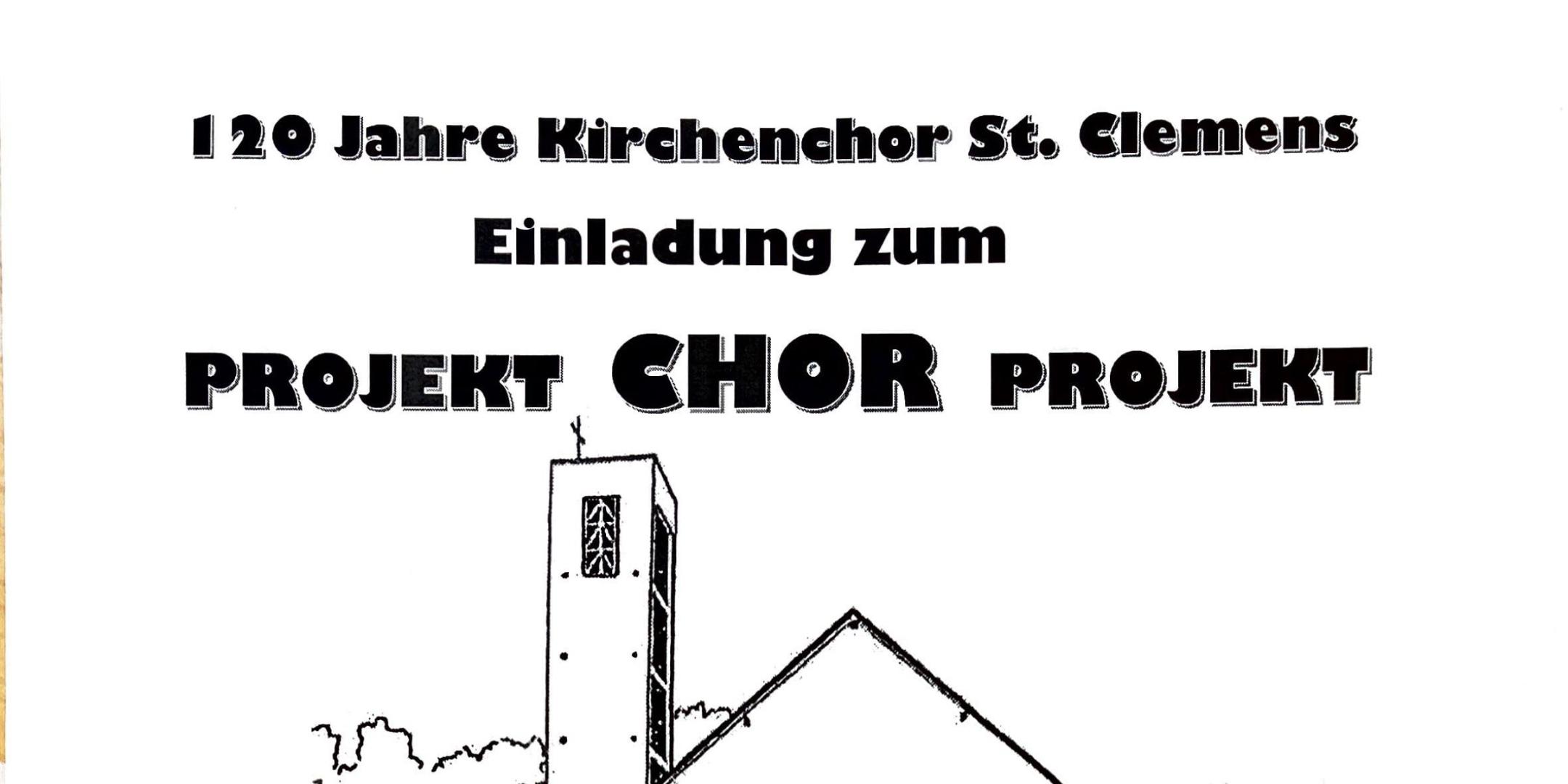 2024.Plakat Chorprojekt Kirchenchor Dierdorf