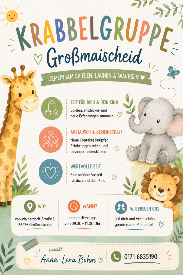Krabbelgruppe in Großmaischeid