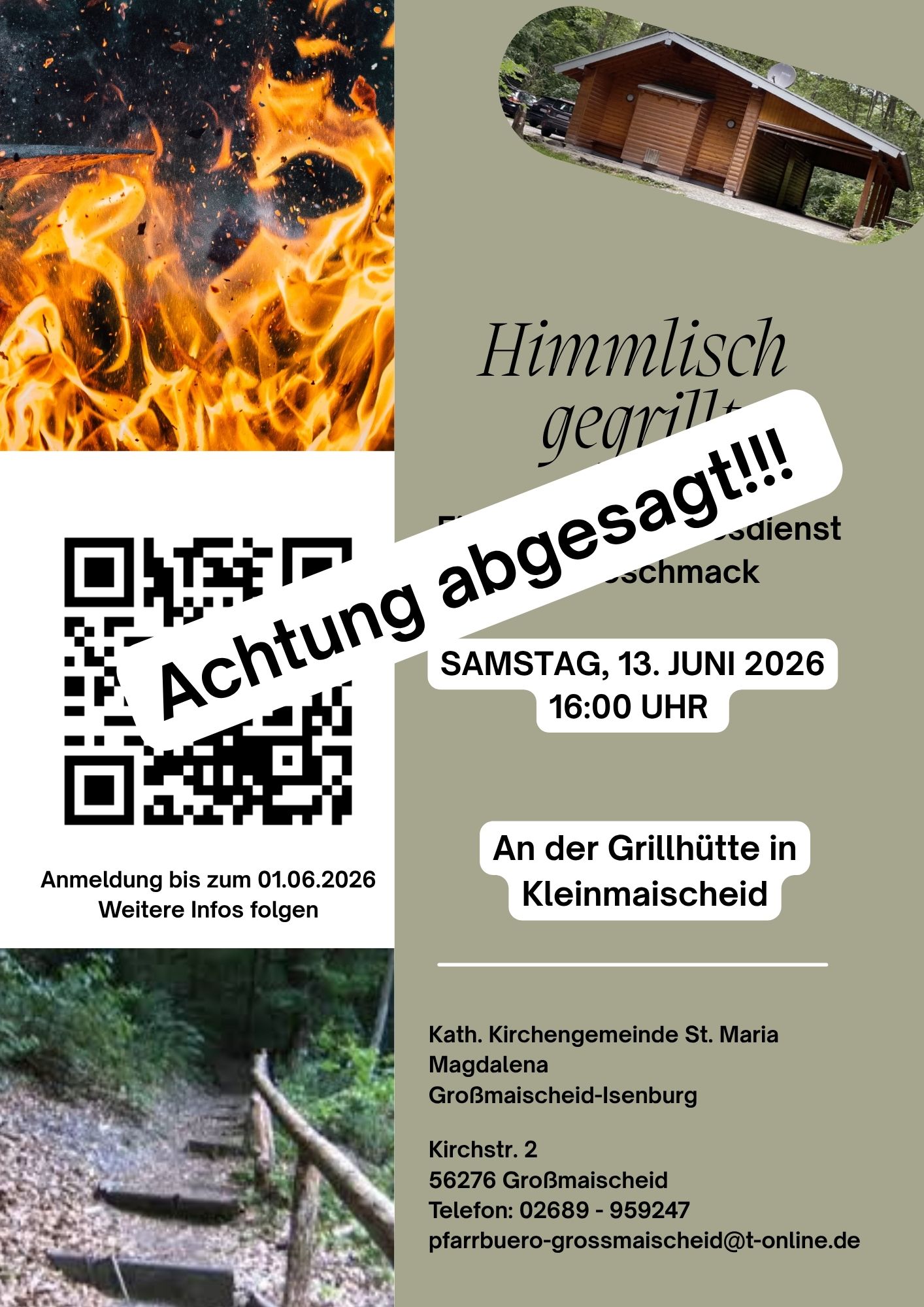 Absage Grillnachmittag 2026