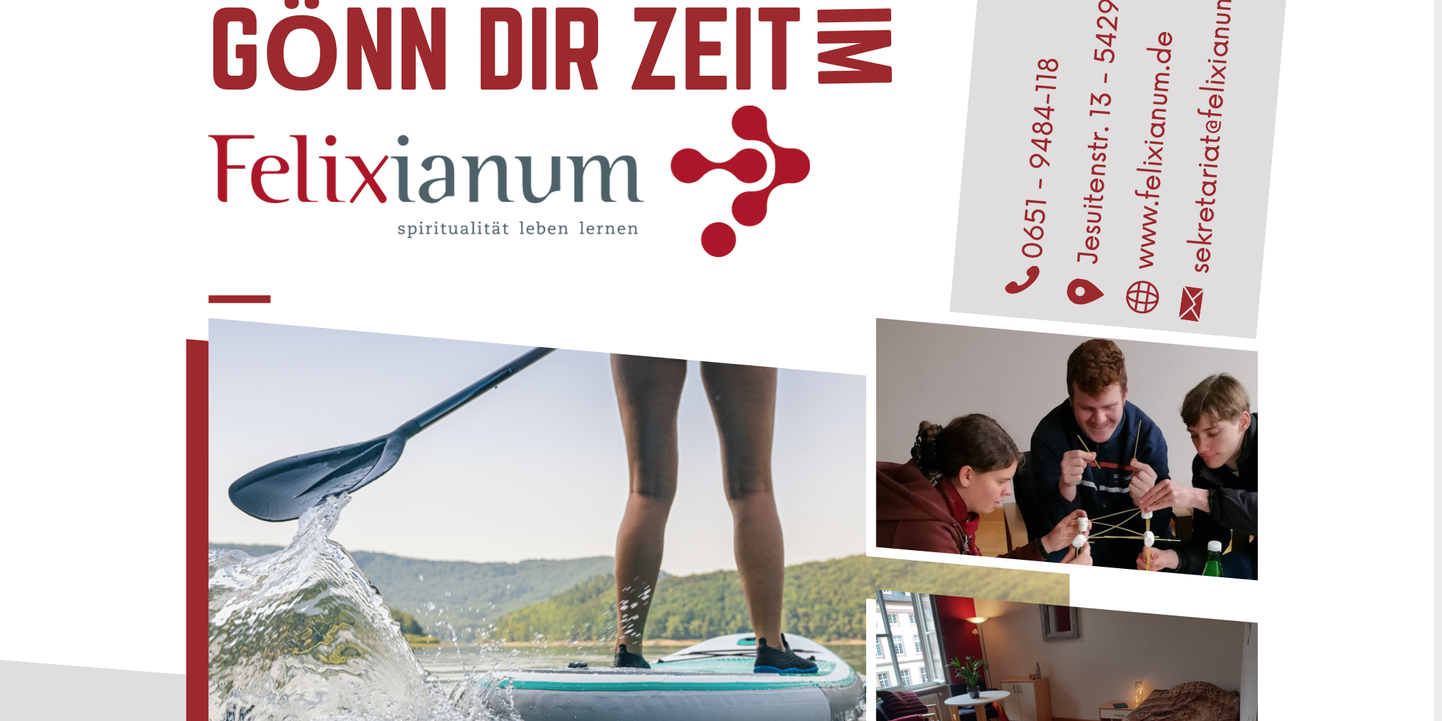Das Felixianum ist ein Ermöglichungsraum für dich. Start ist am 14. Oktober 2024.