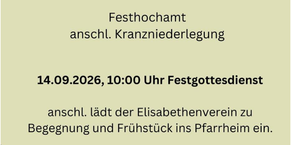 KIRCHWEIH 2026