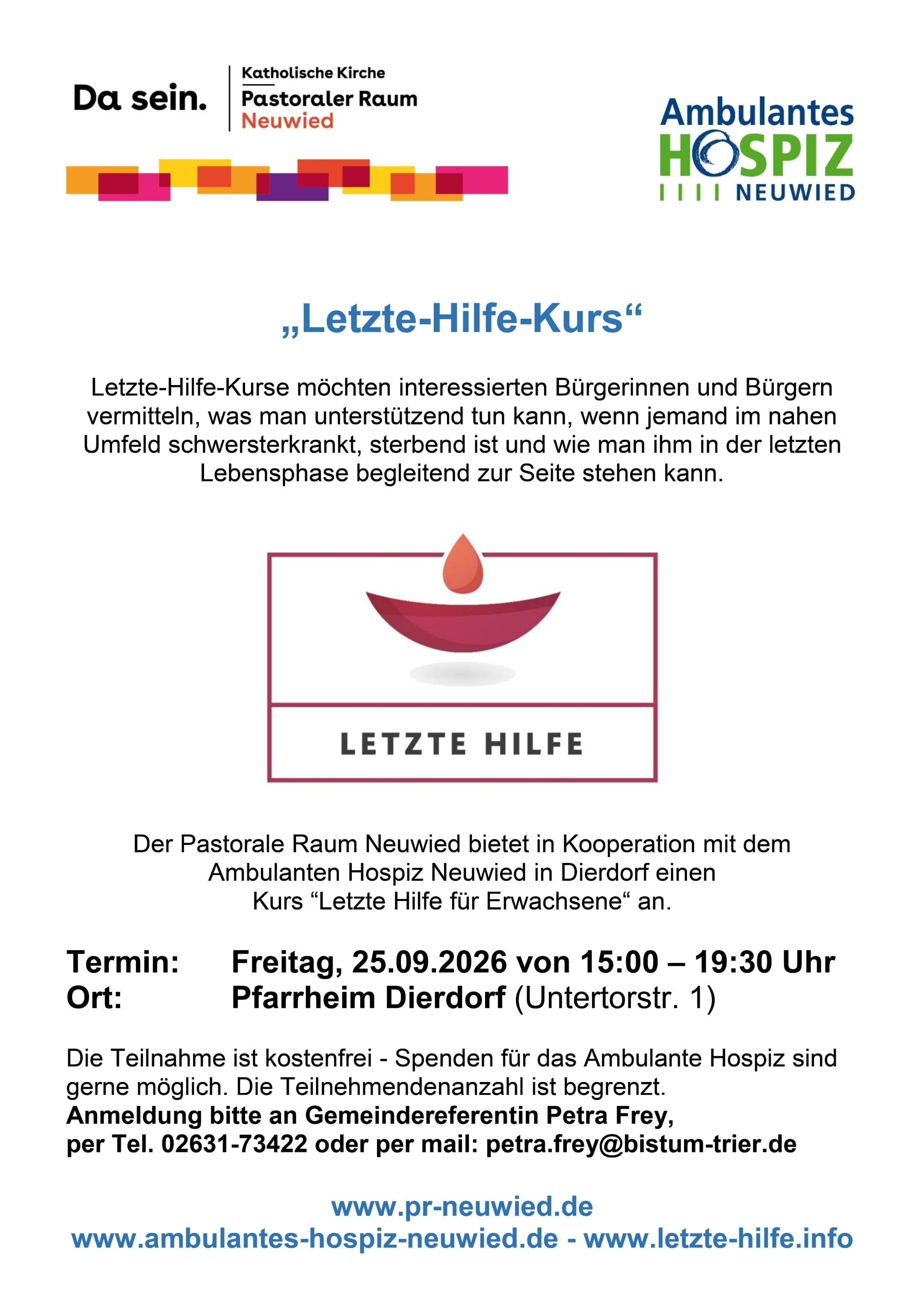 Letzte Hilfe Kurs