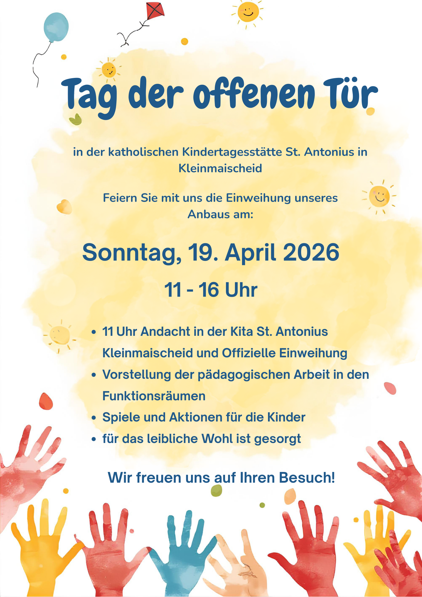 Plakat Kindergartenfest