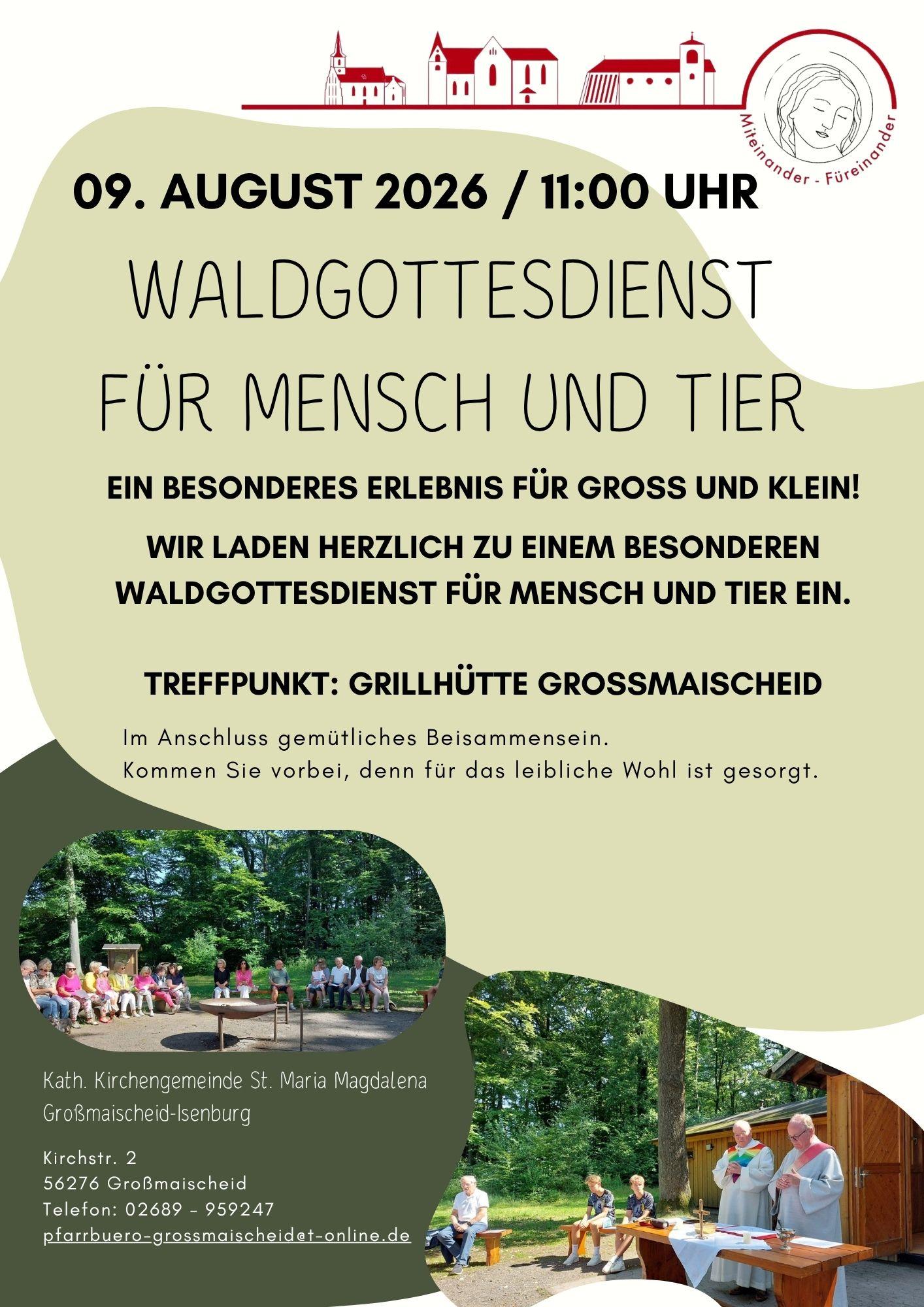 Waldgottesdienst aktuell